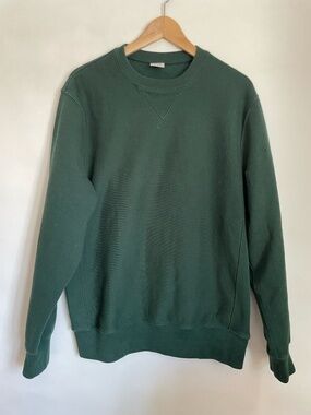 J.crew forest green sweater medium